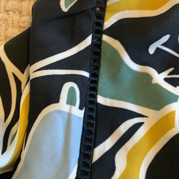 Ann Taylor Factory Petite Mixed Media Angel Sleeve Top - Picture 6 of 10